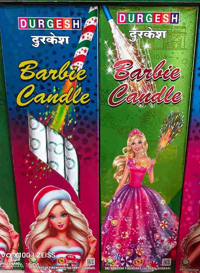 BARBIE CANDLE (3PCS)